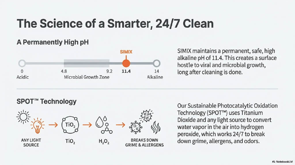 Four 5-pound bags Simix Multi Surface Peroxide Cleaner & Degreaser